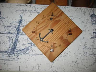 Aiguille Ancre pendule - marée graphe