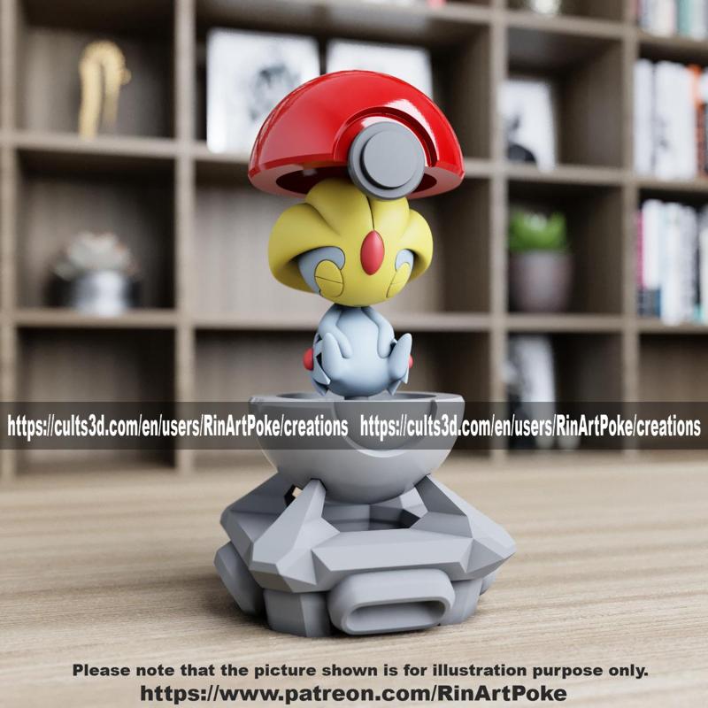 Uxie in the pokeball from Pokemon