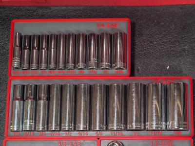 Gridfinity Craftsman SAE Deep Socket Organizer