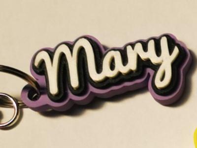 Mary keychain