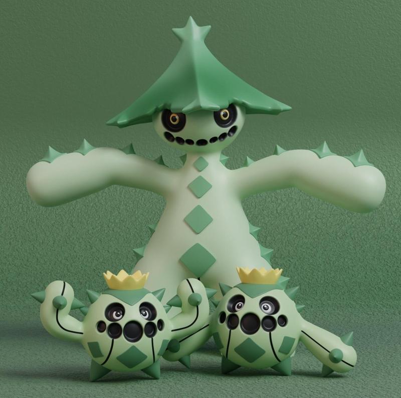 Pokemon - Cacnea and Cacturne