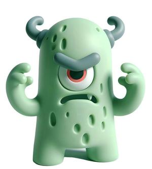 Cyclops Monster with horns - Cartoon Style Figure