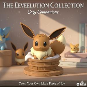Eevee in Basket - Pokémon Decorative Figure | 3D Printable Collectible