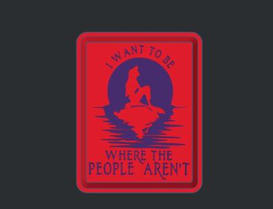 I Wanna Be Where The People Aren't- Freshie Mold Housing