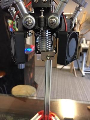Kossel Tri-Fan Groove Effector