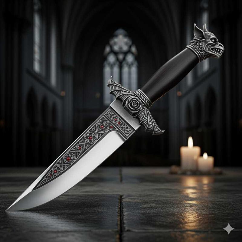 gothic gargoyle knife