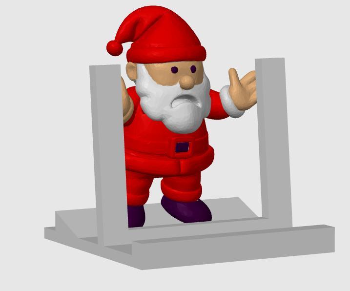 Support telephone Père Noël