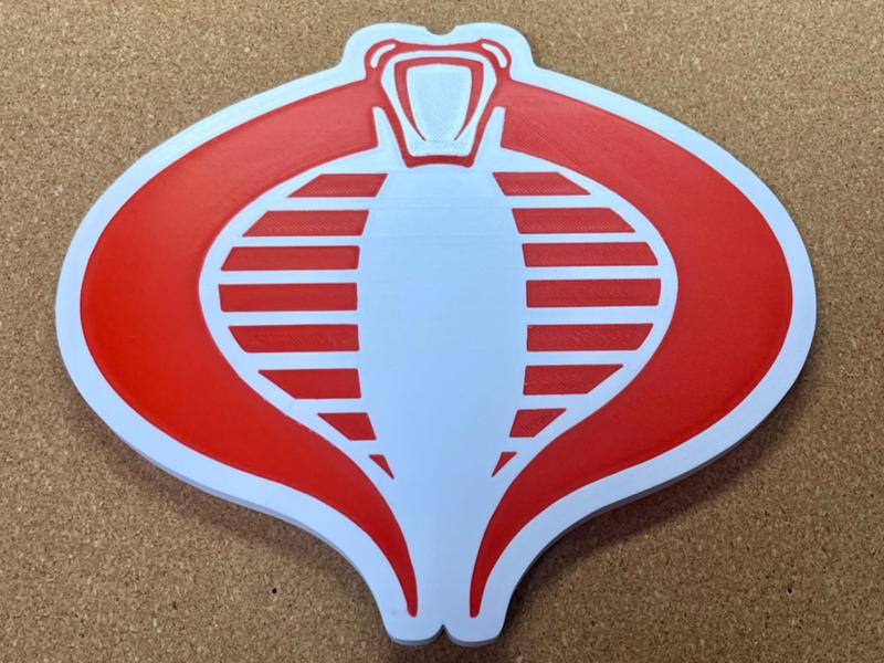 G.I. Joe Cobra Emblem Wall Art