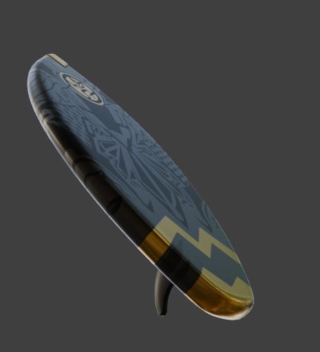 Miniature Surfboard Model - Hanging Decor STL File