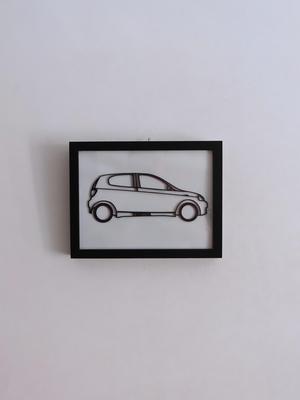 2005 Toyota Yaris silhouette