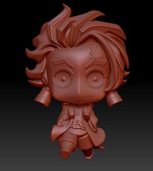 Tanjiro Kamado Chibi STL | 3D Printable Anime Figure Model
