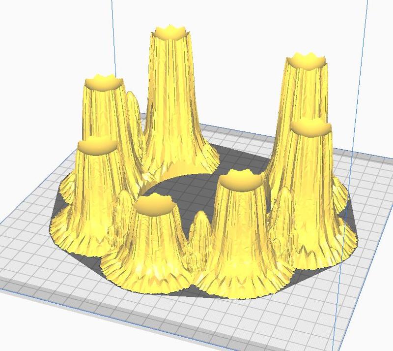 Base for the 7 Dragon Shenlong Spheres