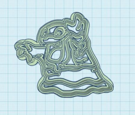 Pokemon: Alolan Grimer Cookie Cutter