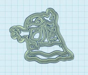 Pokemon: Alolan Grimer Cookie Cutter