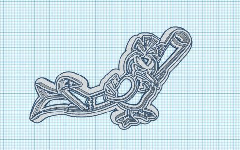 Pokemon: Galarian Farfetchd Cookie Cutter