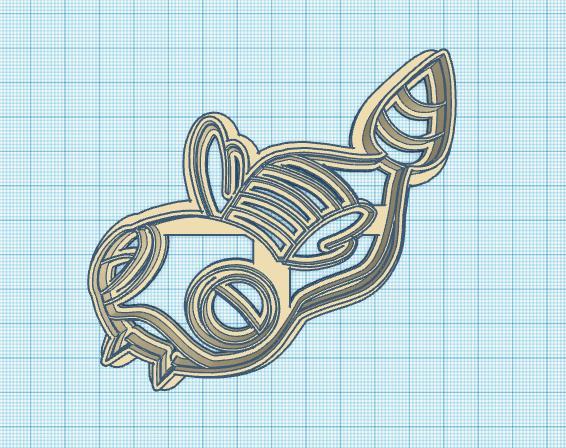 Pokemon: Dunsparce Cookie Cutter