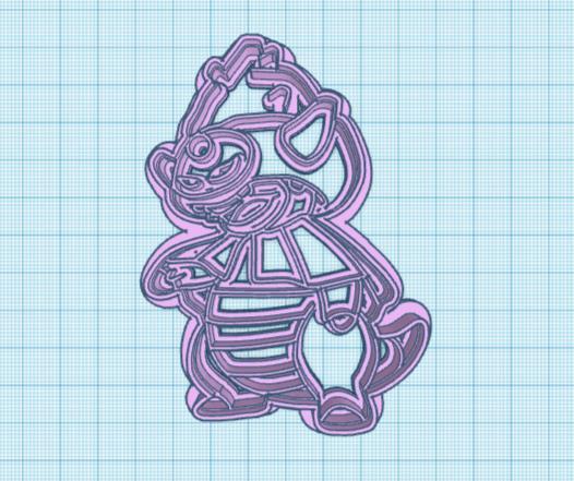 Pokemon: Galarian Slowking Cookie Cutter