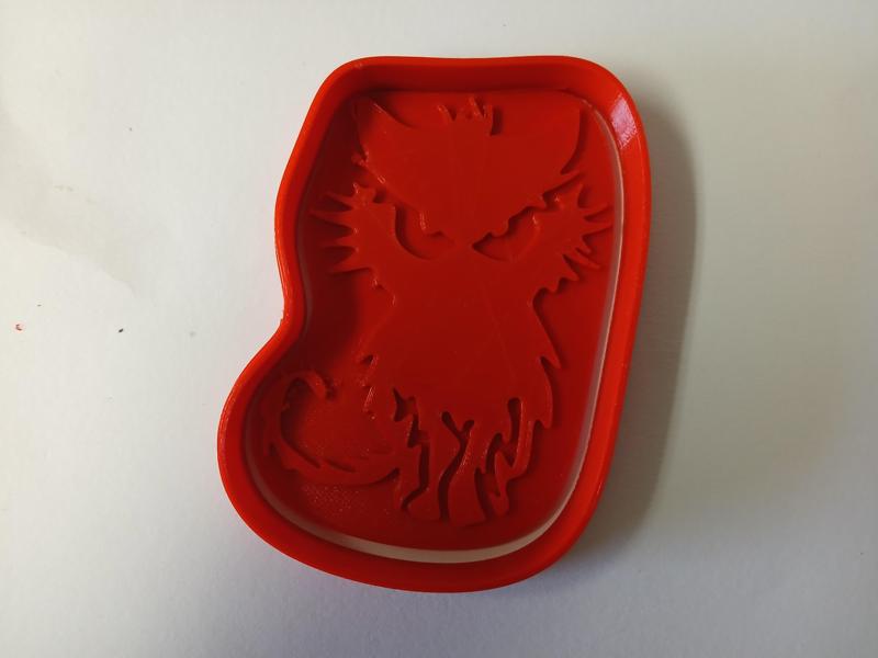 Wild Eyed Cat 1 Cookie Cutter