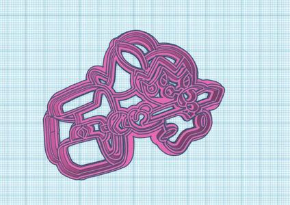 Pokemon: Tinkatuff Cookie Cutter