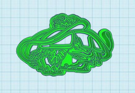 Pokemon: Gigantamax Venusaur Cookie Cutter