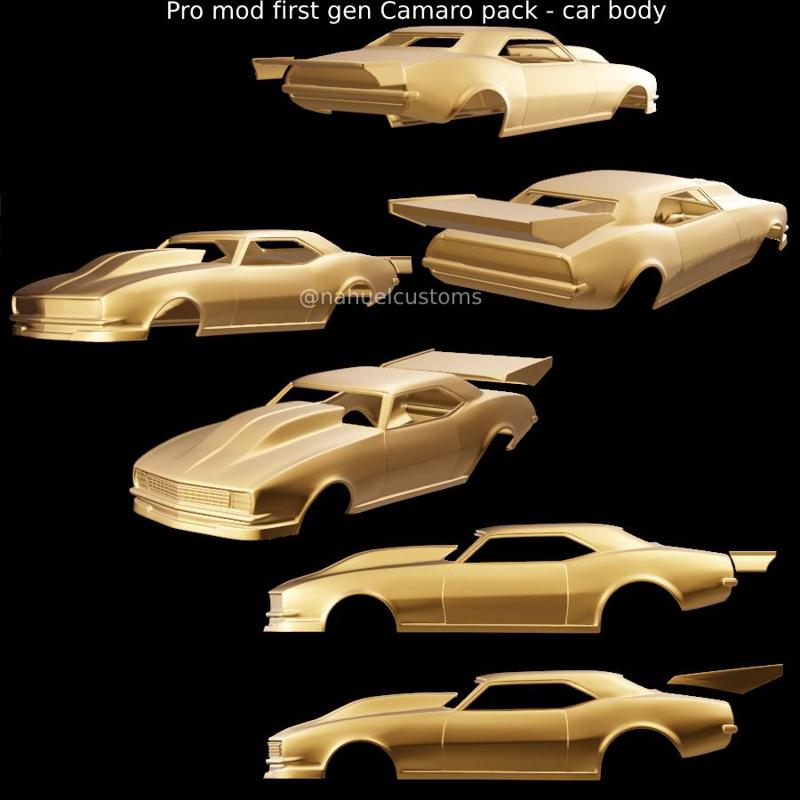 Pro mod first gen Camaro pack - car body
