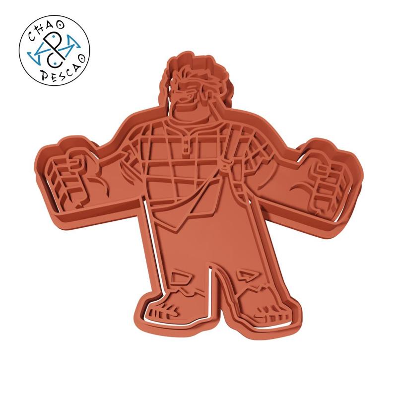 Ralph - Wreck It Ralph (no 1) - Cookie Cutter - Fondant - Polymer Clay