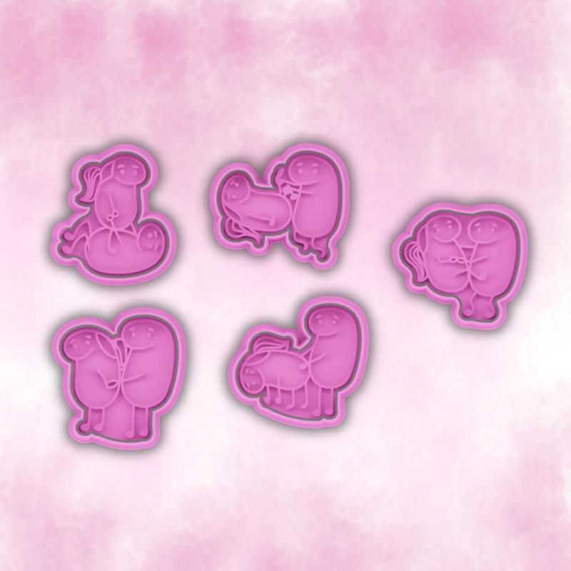 COOKIE CUTTER couples sex set of 5