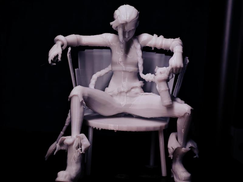 Arcane Jinx Sitting Pose