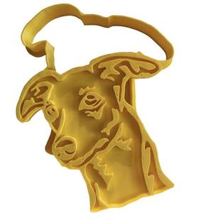 Whippet dog cookie cutter