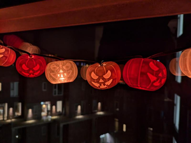 Jack o lantern light strip 