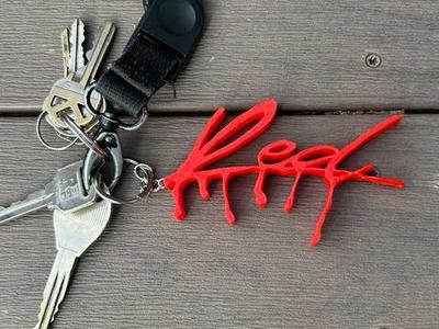 Whole Lotta Red Playboi Carti Opium Keychain