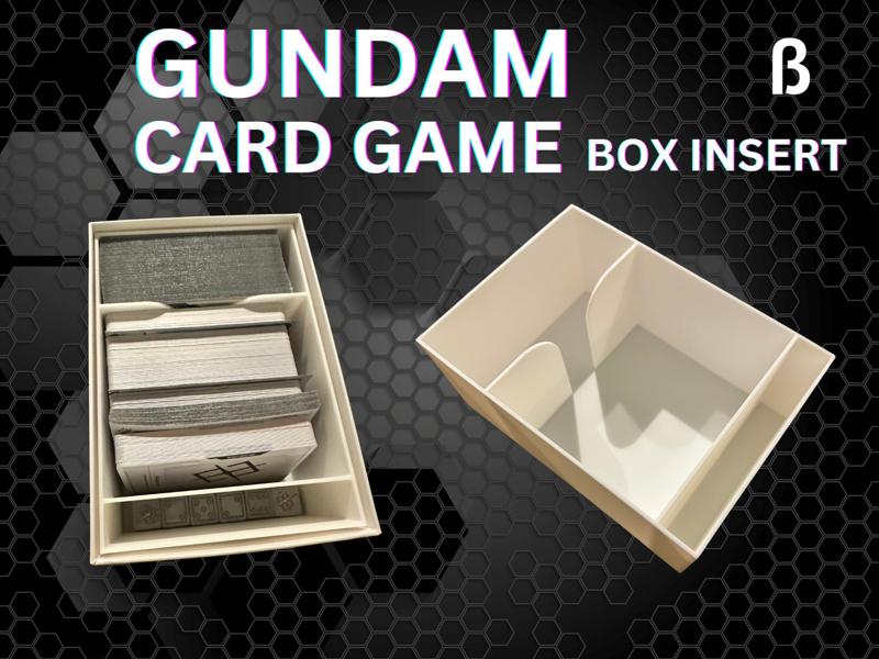 GUNDAM card game (beta) box insert