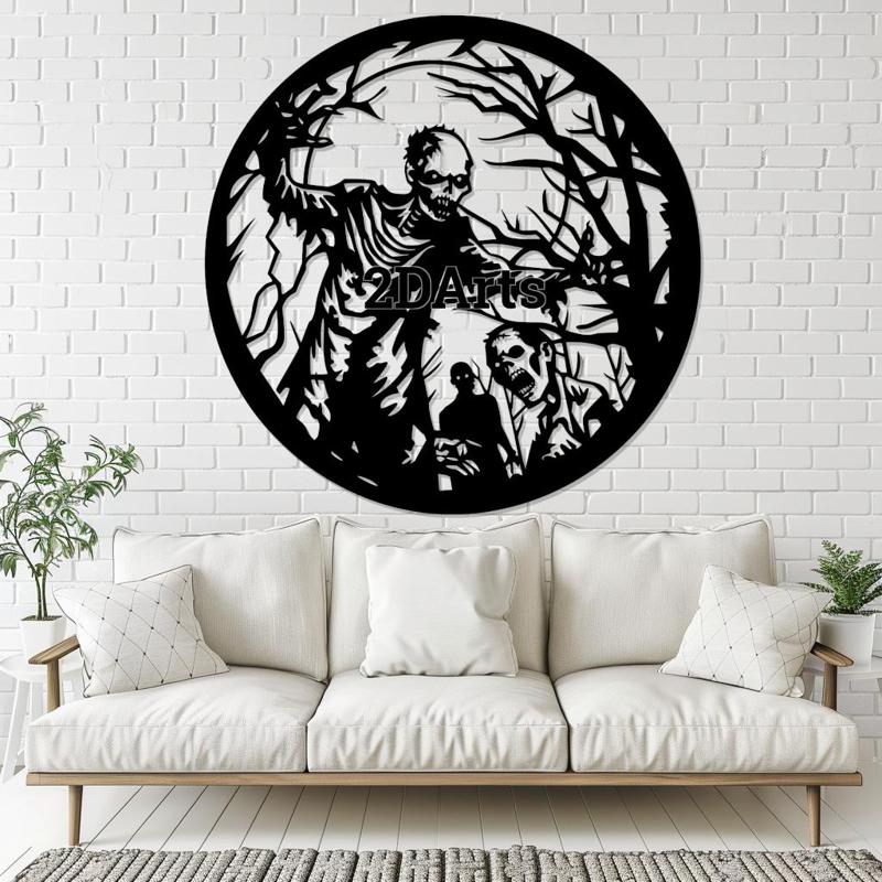 Zombie Army 2D Wall Art/Window Art