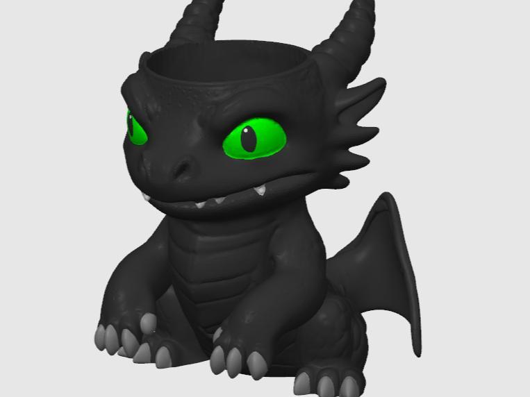 Chimuelo porta Plumas - Toothless & Pencil Holder