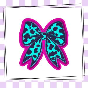 Cow Print Bow Freshie STL