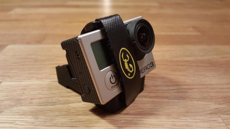 Customizable Miniquad GoPro & Mobius Mount