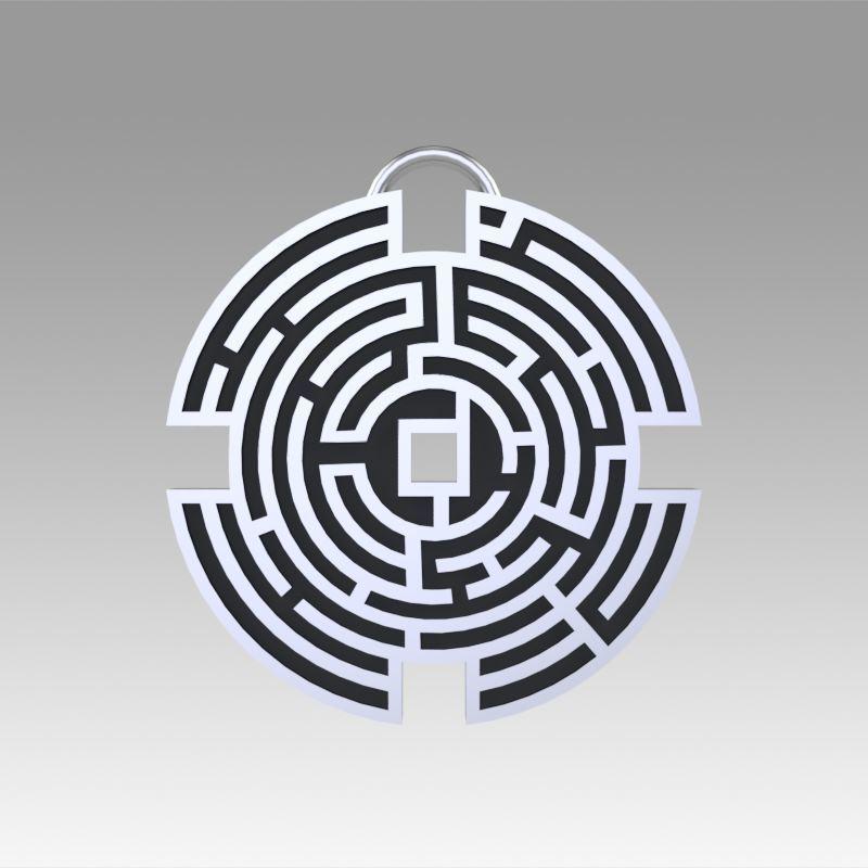 Prisoners Maze pendant movie prop replica