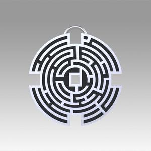 Prisoners Maze pendant movie prop replica