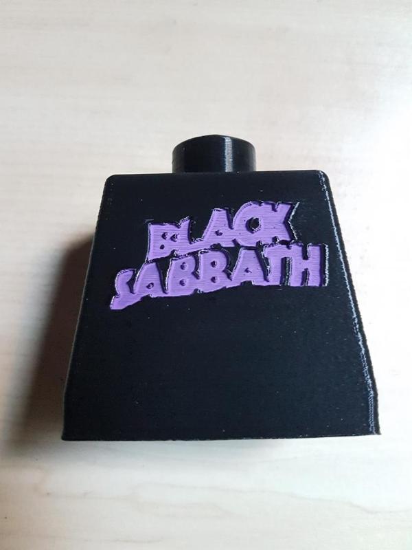custom Black sabbath tee shirt for Giant Lego by Skimbal !