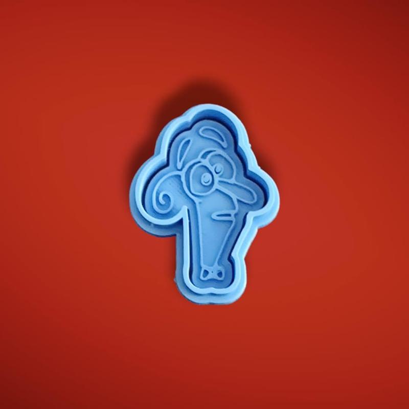 CORTANTE + ESTAMPA MIEDO INTENSAMENTE / FEAR INSIDE OUT CUTTER + STAMP