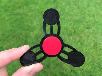 Fidget Spinner: Caged Nuts and Bearings