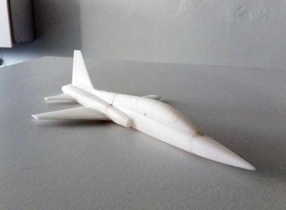 Easy to print T-38 Talon aircraft scale model (esc: 1/64)