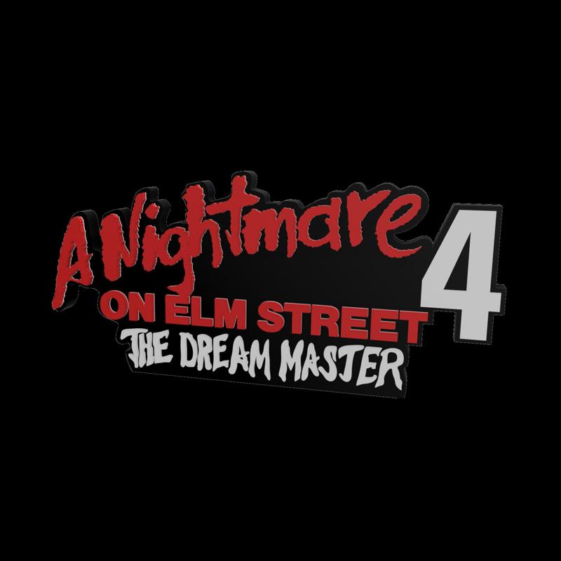 3D MULTICOLOR LOGO/SIGN - A Nightmare on Elm Street 4: The Dream Master