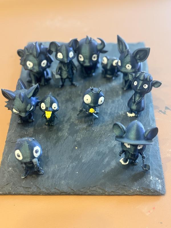 Animals from La Fontaine's Fables