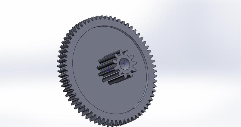 Throttle valve gear (large D=47.1. z=66)