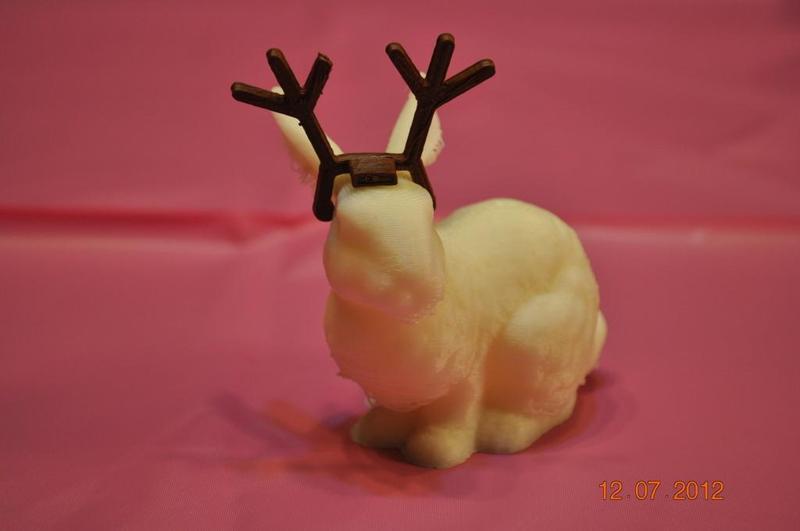 Reindeer Antlers for the Stanford Bunny