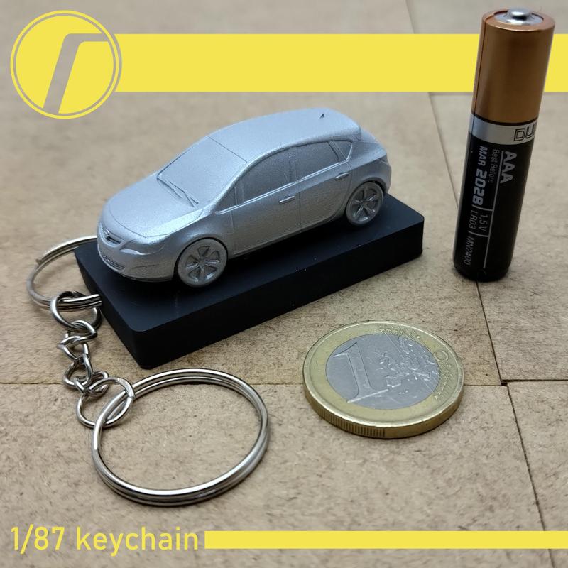 2009 OPEL Astra 1/87 Keychain