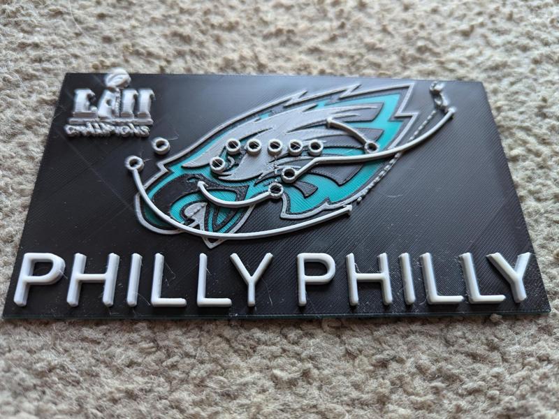 Philly Special Super Bowl 52 Postcard Art