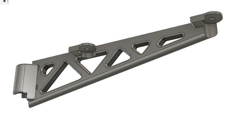 Ender - 4 Heat Bed Supports + Strain Relief