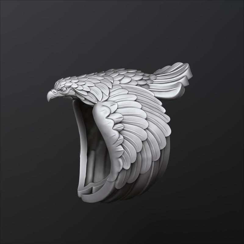 Eagle Ring 3D print model